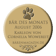 Bär des Monats August 2006: Karlson von Cornelia Wowereit